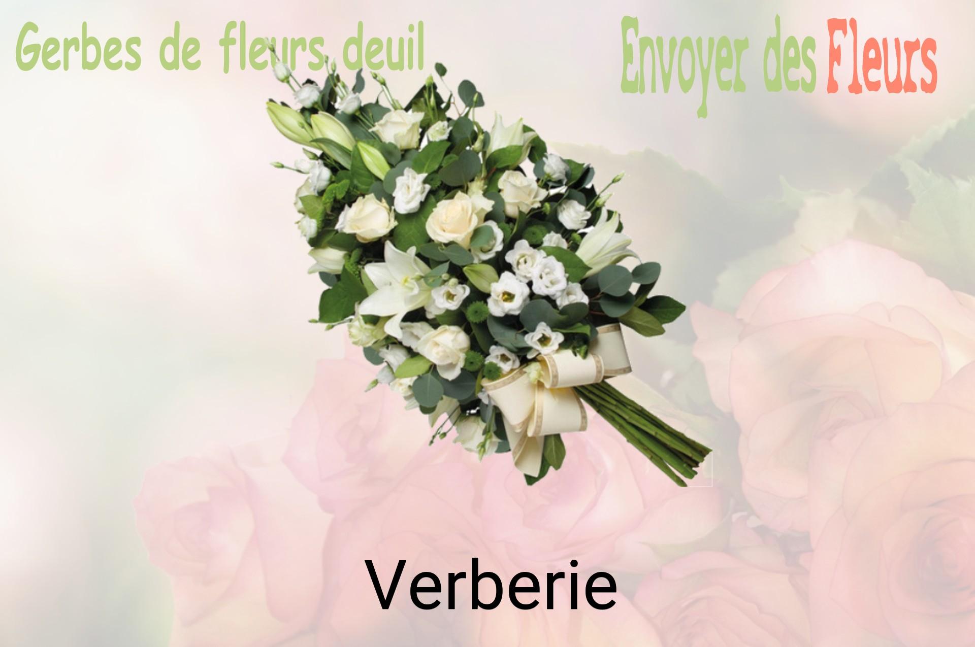 Gerbe de fleurs de deuil livrée à Verberie